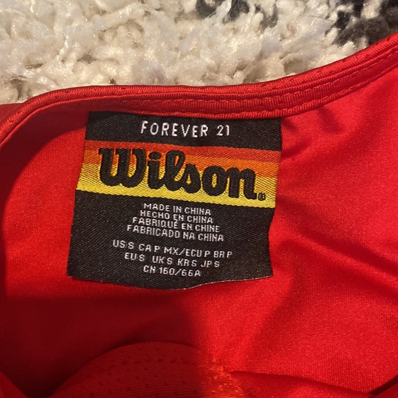 Wilson Red Tank BodySuit - Picture 4 of 4